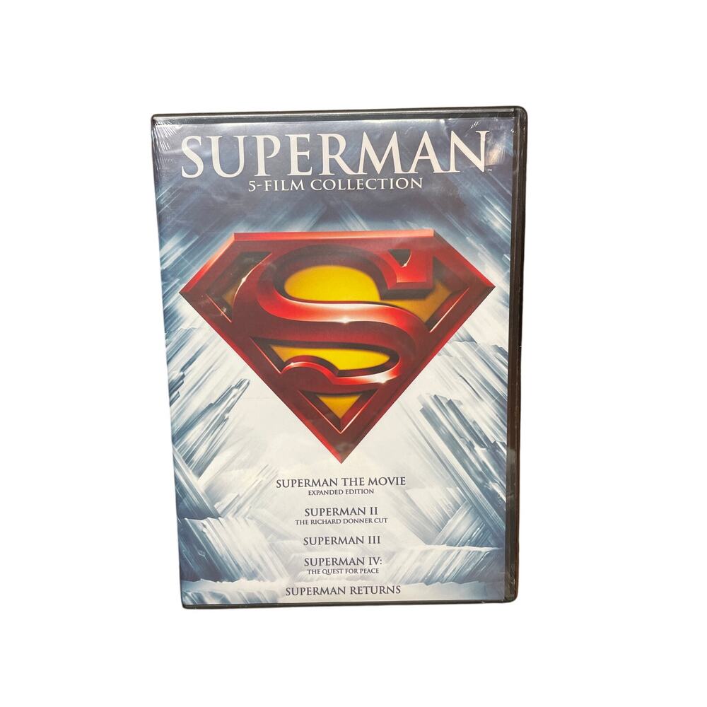 Superman 1 2 3 4 5-Film Collection DVD 5-Disk Movie Set I II III IV V Returns DC